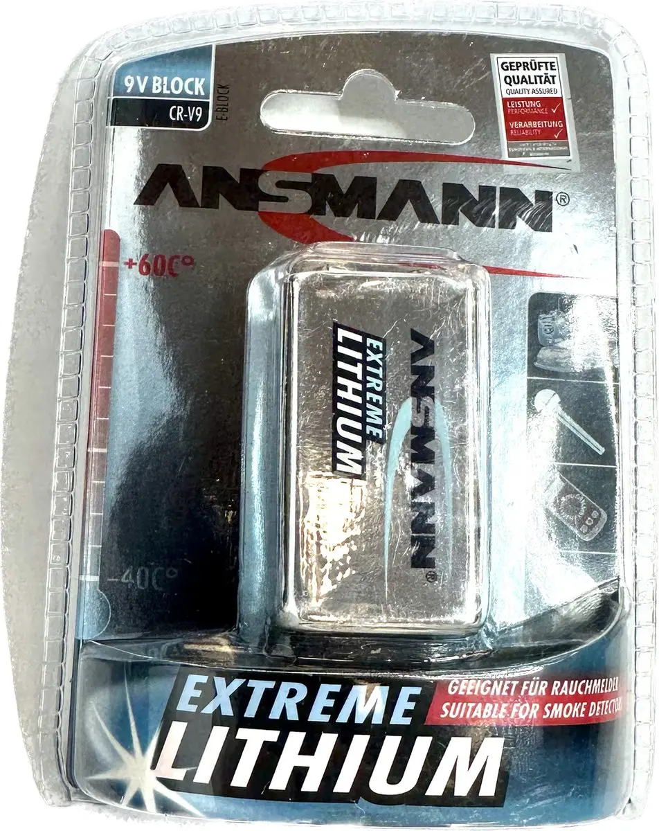 Ansmann Lithium 9V-Block Extreme A005049 - afbeelding 5 van 6