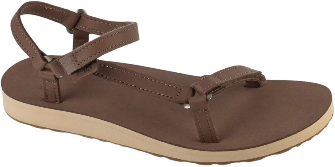 Teva W Original Universal Slim Lea Sandalen - Bruin 36