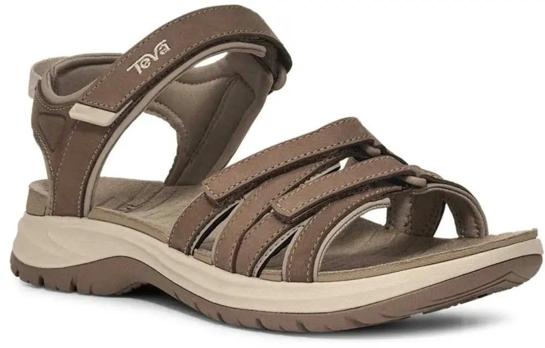 Teva Tirra Sport Leather Sandalen Dames 37 - Bruin Beige - afbeelding 3 van 6