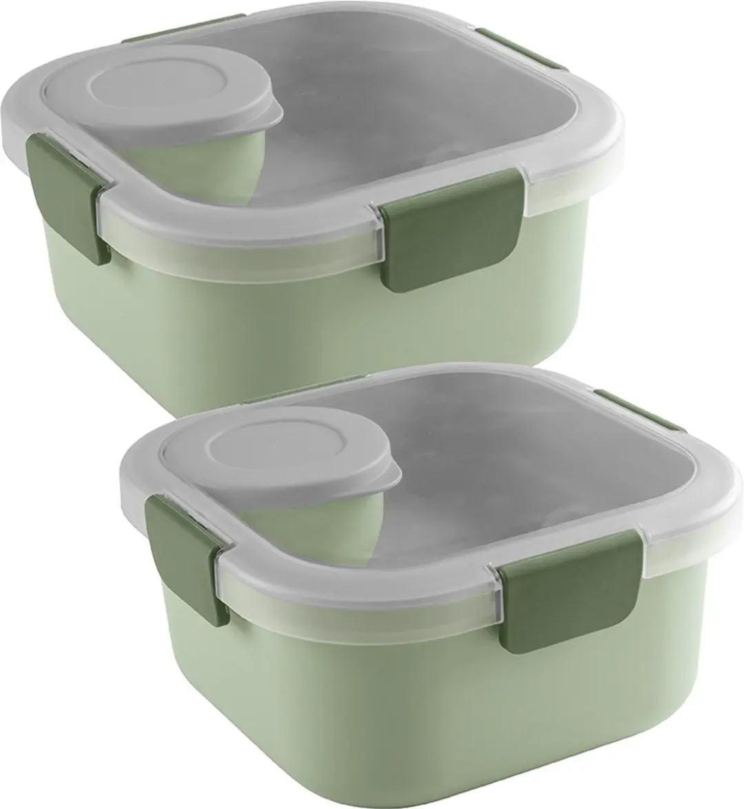 Sunware Sigma Home Food lunchbox 1.4L - Set van 2 - Groen
