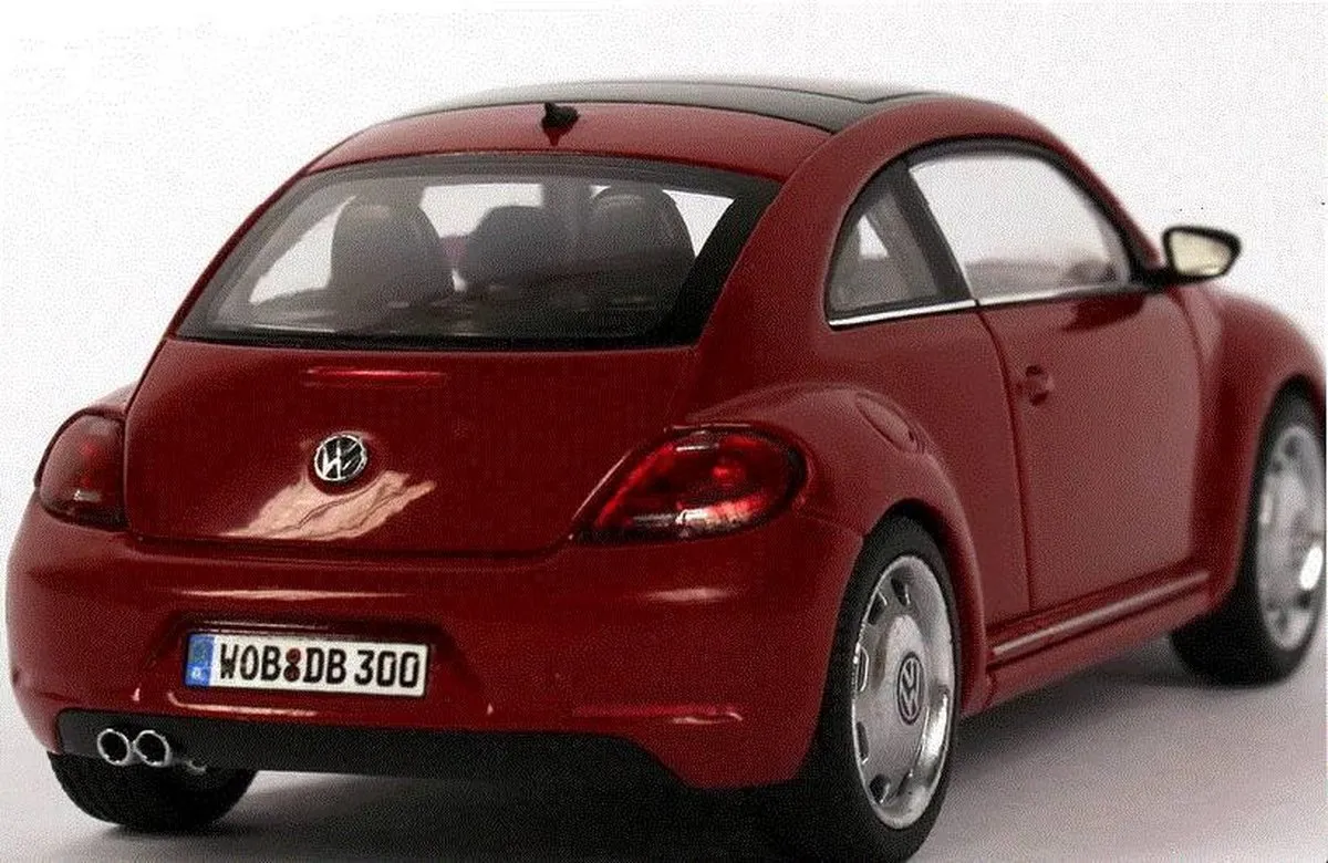 Volkswagen The Beetle Schuco Modelauto 1:43 - Rood