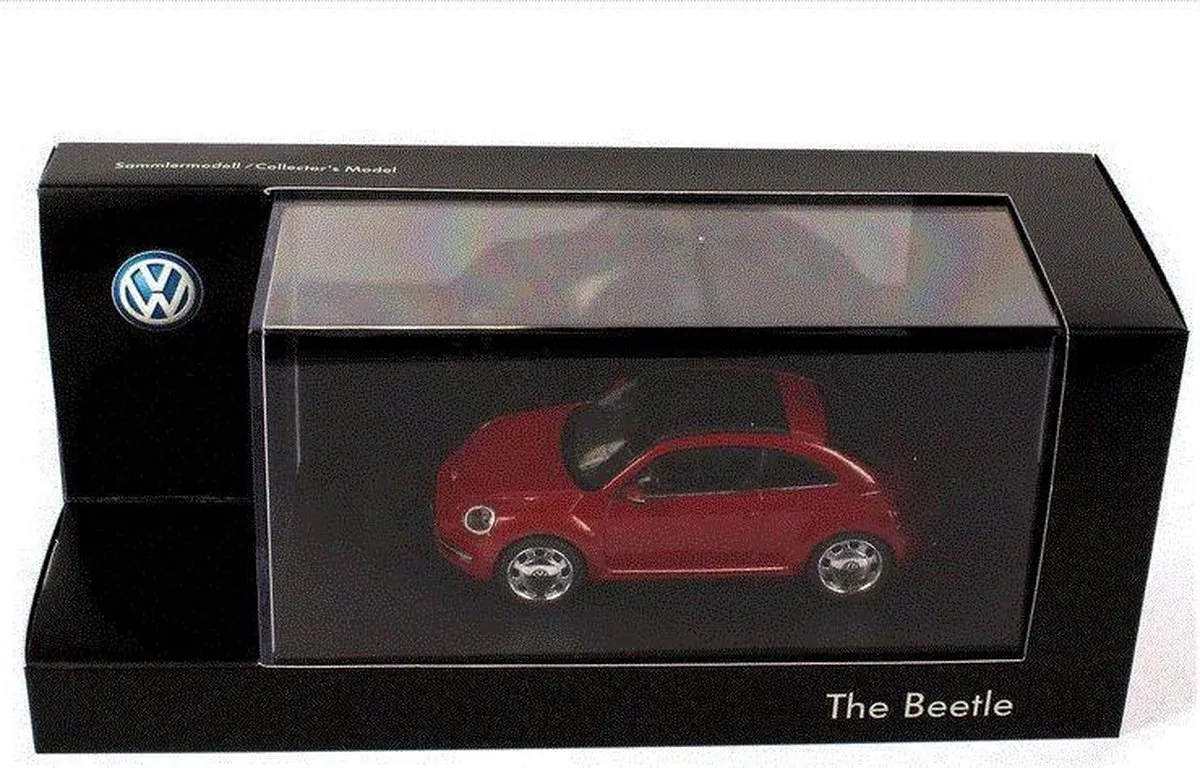 Volkswagen The Beetle Schuco Modelauto 1:43 - Rood