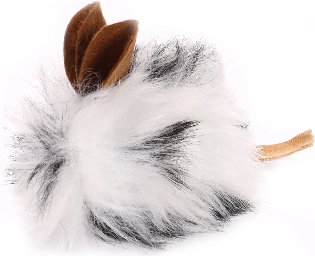 Flamingo Pluche Muis met Catnip - 2 Stuks