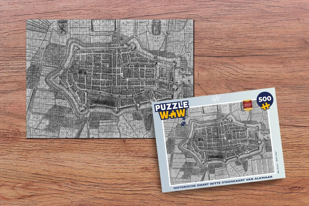 PuzzleWow Alkmaar Legpuzzel 500 Stuks