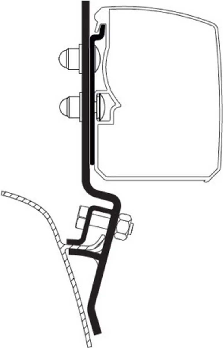 Thule T3200 VW T2/ T3 Adapter
