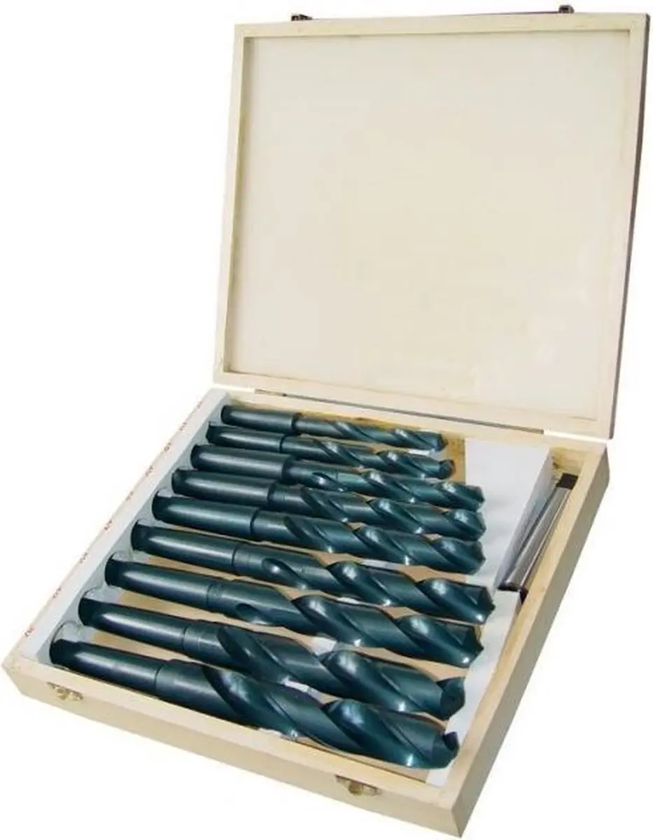 Güde 8 delige HSS morse conus borenset MK2
