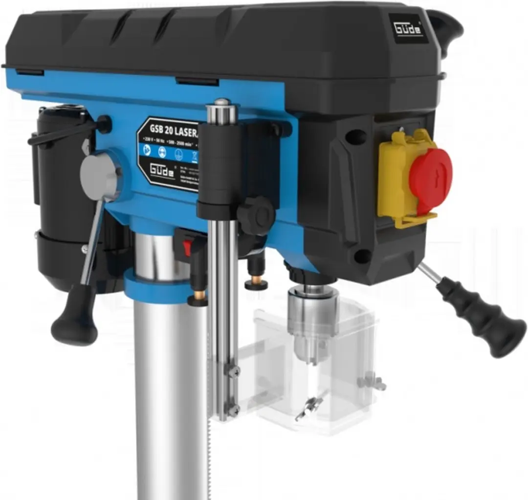 Güde GSB 20 Kolomboormachine 500W - met Laser - afbeelding 3 van 6
