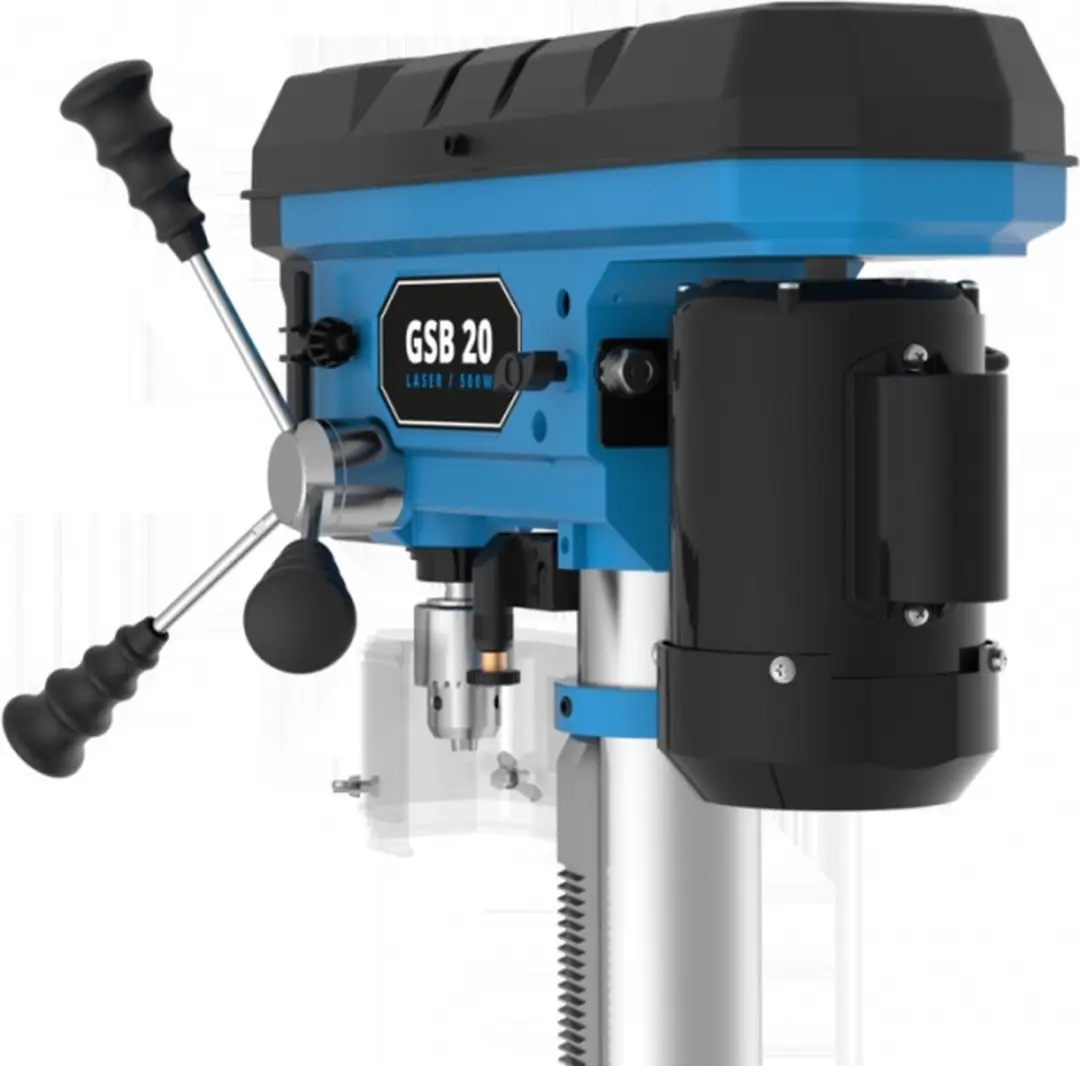 Güde GSB 20 Kolomboormachine 500W - met Laser - afbeelding 4 van 6