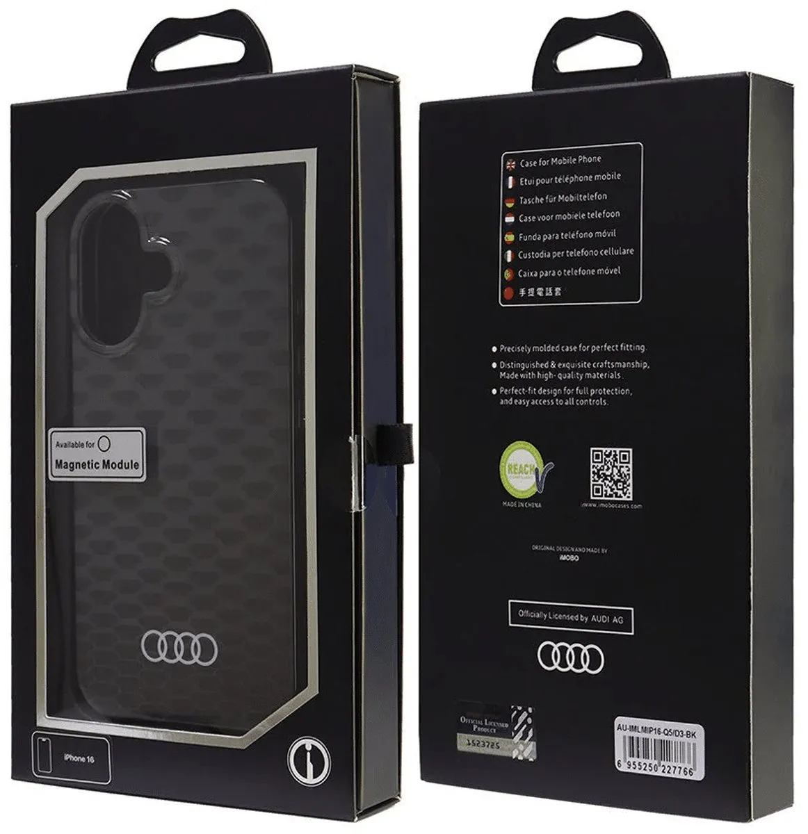Audi Backcover iPhone 16 MagSafe - Grijs