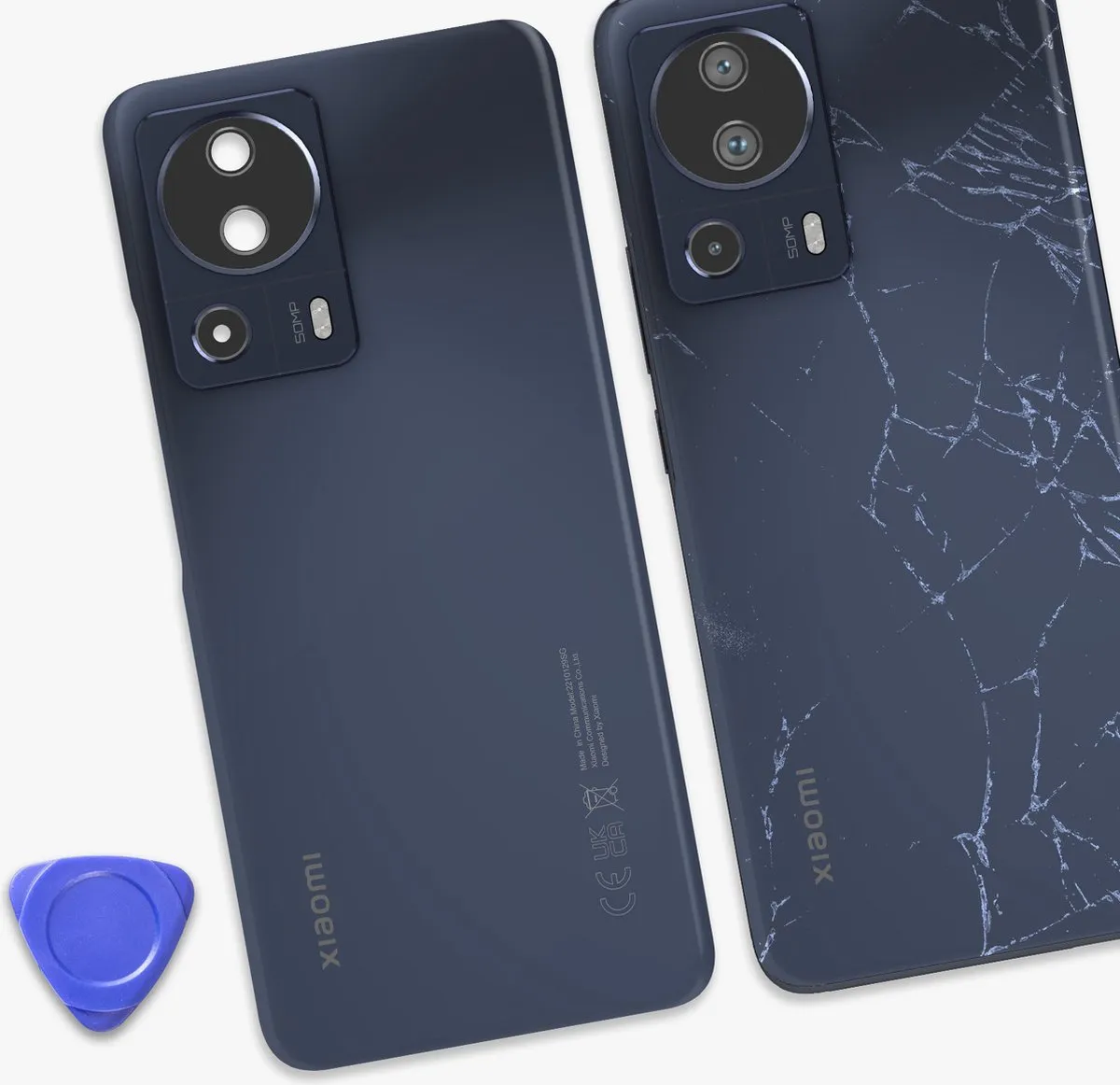 Xiaomi 13 Lite Batterijdeksel - Achterkant - Zwart