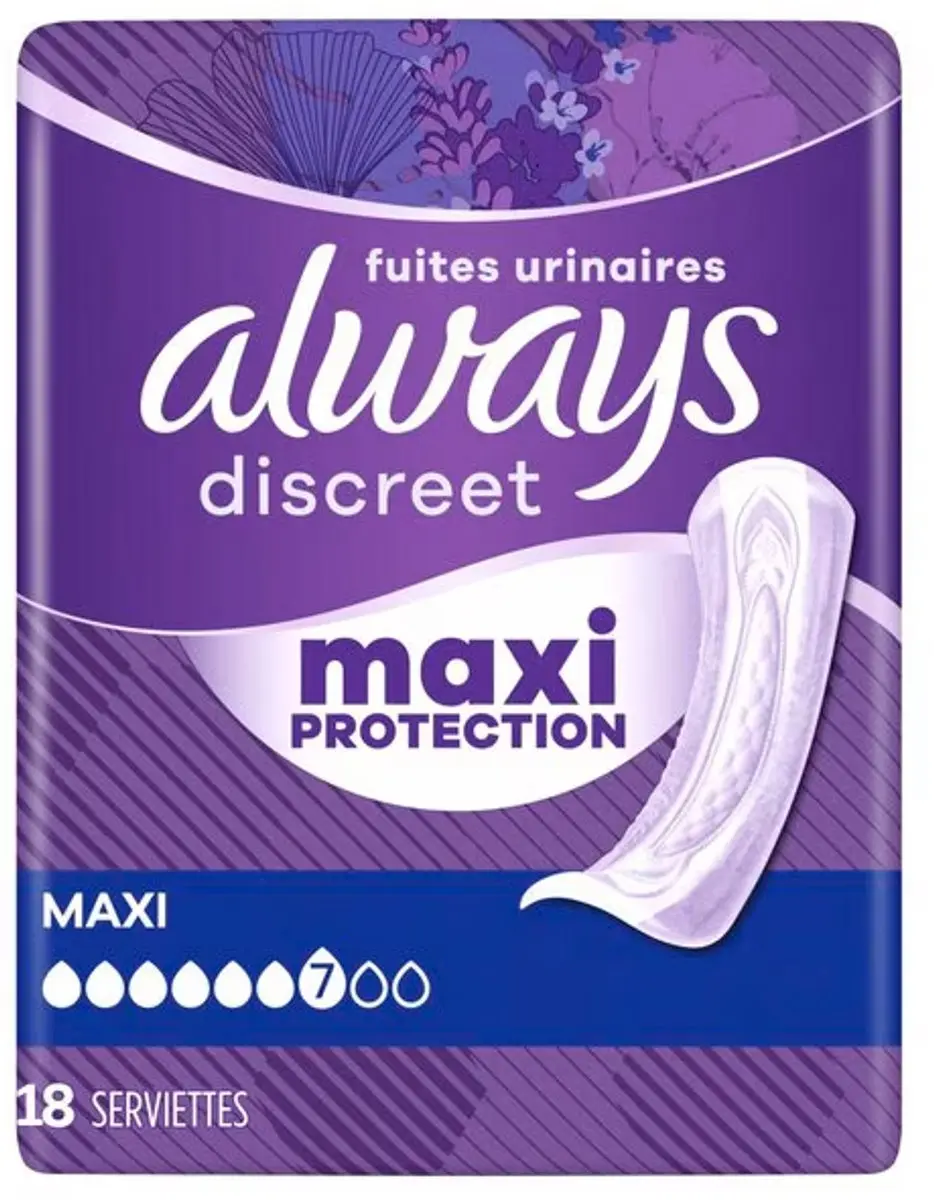 Always Discreet Serviettes Maxi