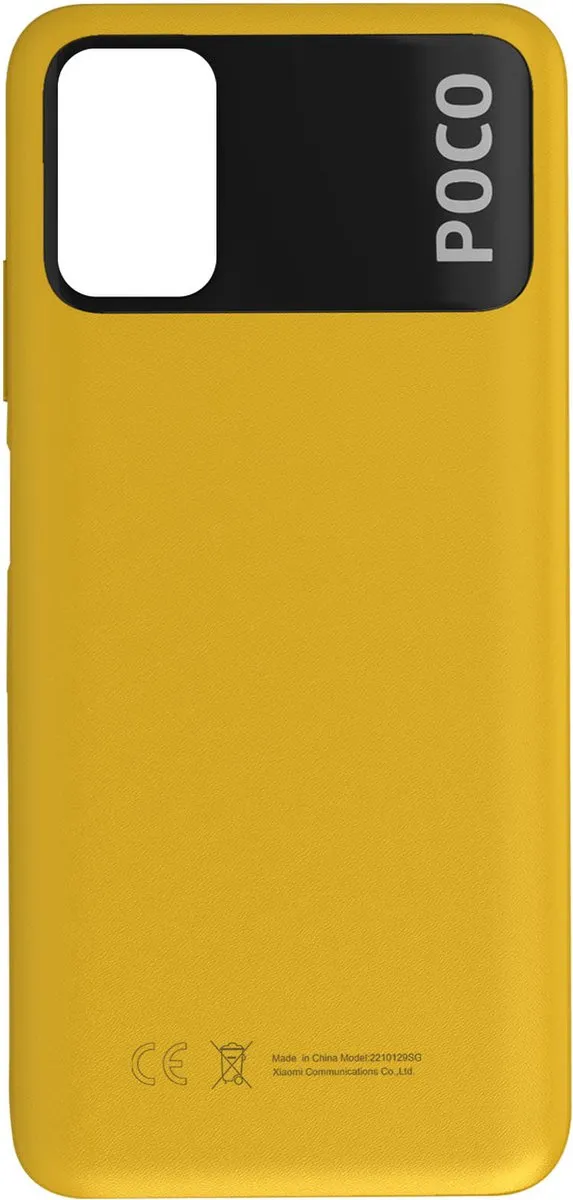 Xiaomi Poco M3 Batterijdeksel - Geel