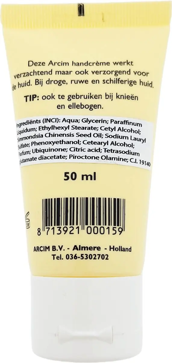 Arcim Handcrème met jojobaolie 50ml - afbeelding 2 van 6