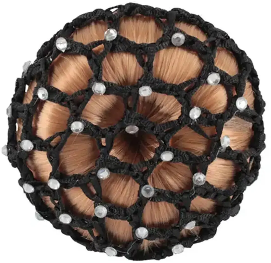 Horka Knotnet Strass 145006-2 - Zwart - afbeelding 2 van 2