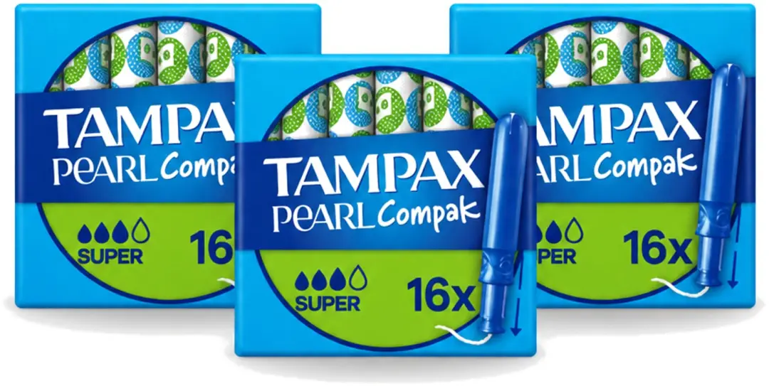 3 x Tampax Pearl Compak