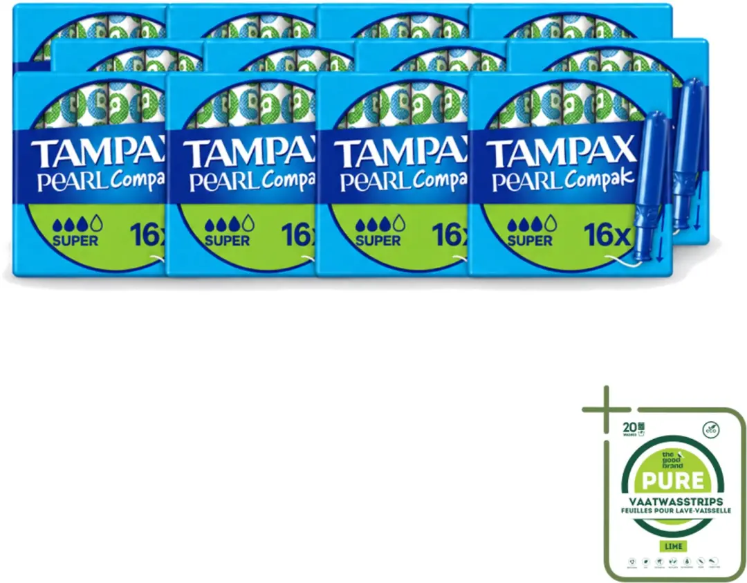12 x Tampax Pearl Compak