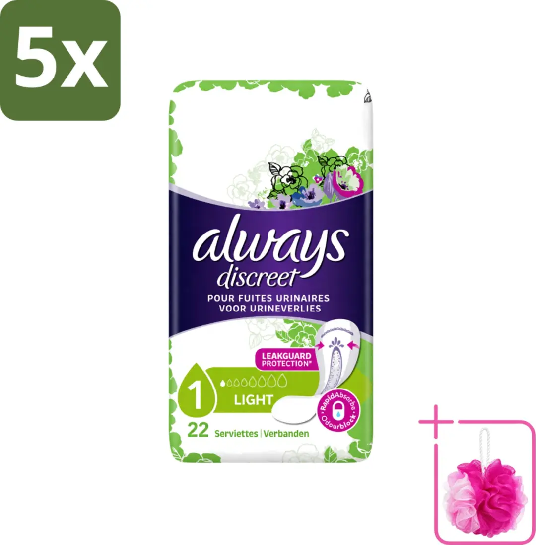 5 x Always Discreet