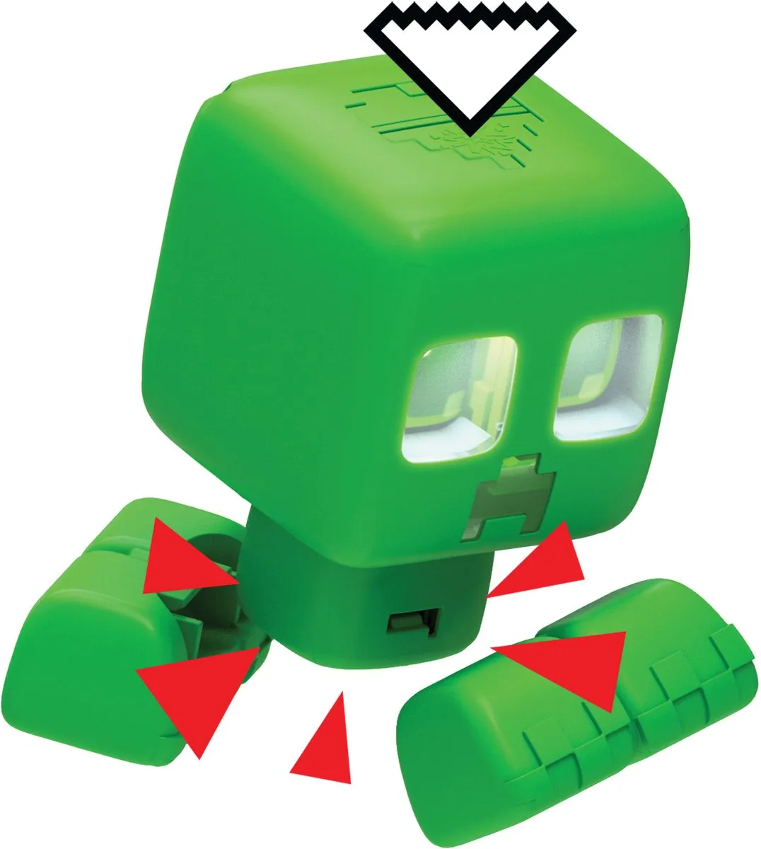 Minecraft Mijn Huisdier Creeper JGX49 - Interactief Figuur - Multicolor