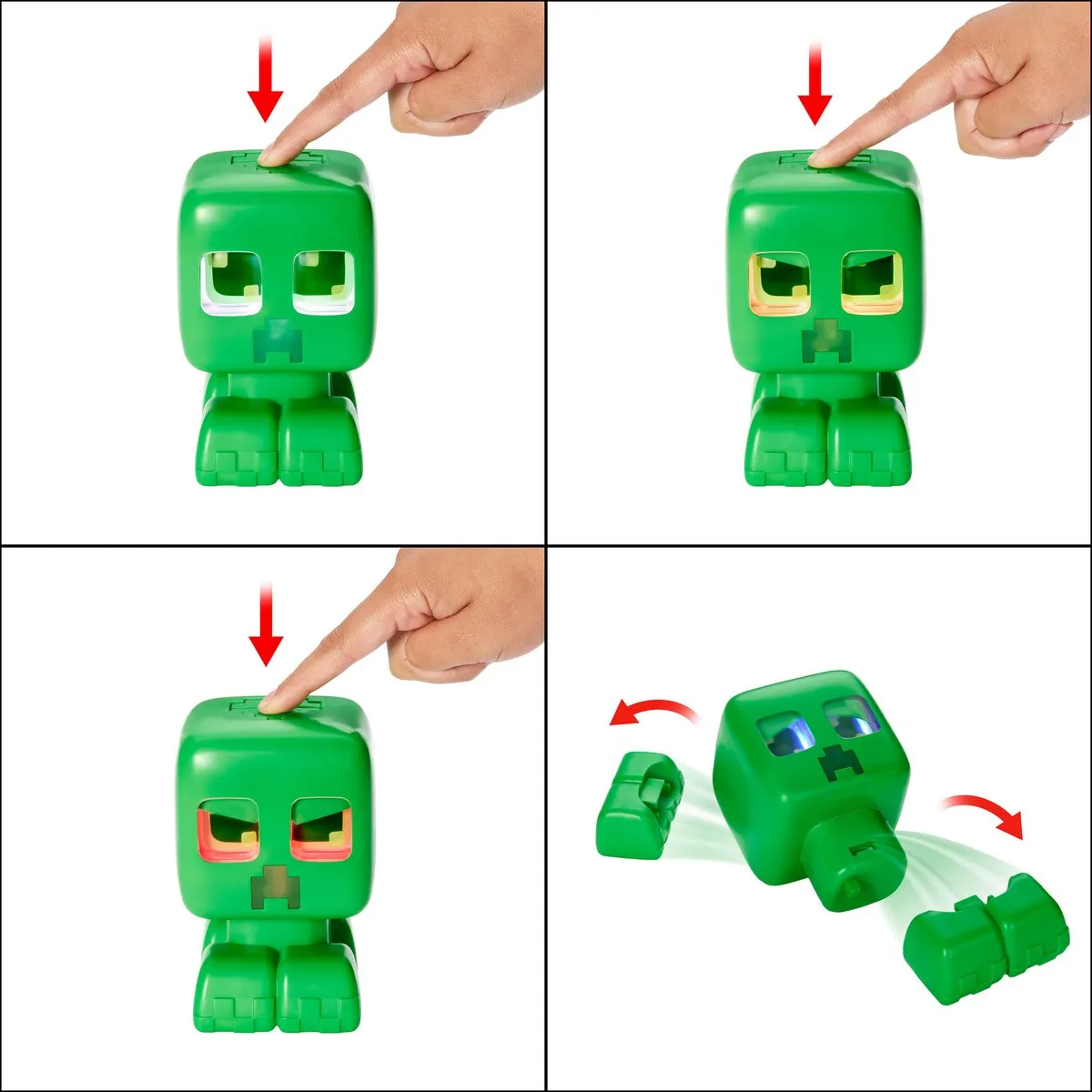 Minecraft Mijn Huisdier Creeper JGX49 - Interactief Figuur - Multicolor