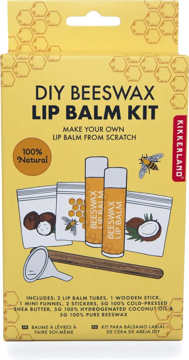 Kikkerland DIY Bijenwas Lip Balsem kit