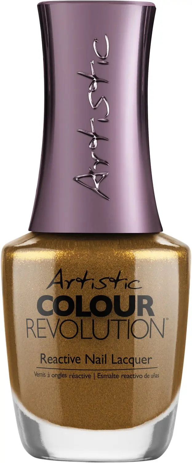 Artistic Nail Design Colour Revolution 'Winging It, Obviously!' (Brons Soft Meta