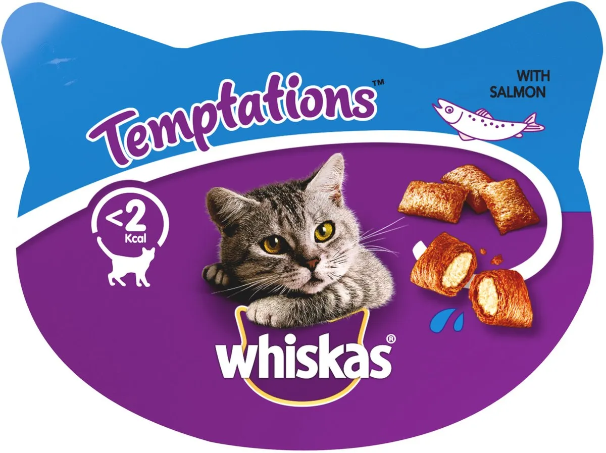 Whiskas Temptations Zalm 60g