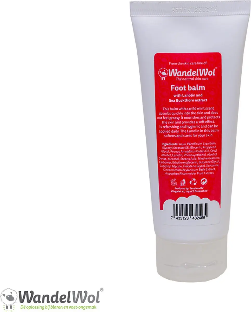 WandelWol Lanoline Voetbalsem 100ml - afbeelding 2 van 4