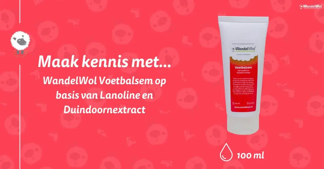 WandelWol Lanoline Voetbalsem 100ml - afbeelding 3 van 4