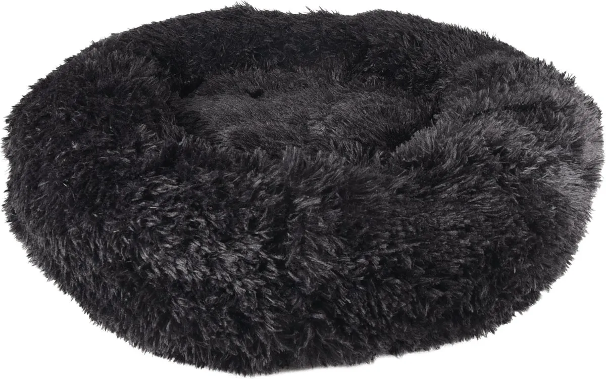 Flamingo Krems Hondenmand Rond Zwart 70cm