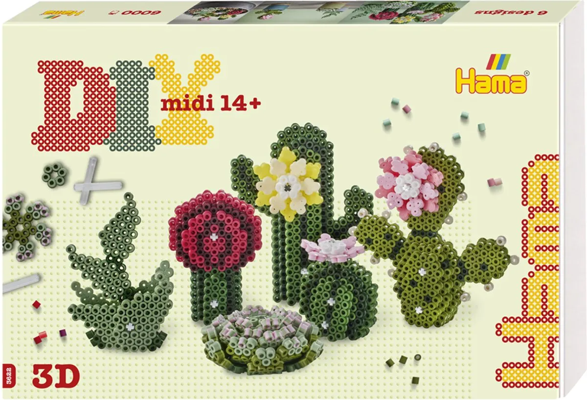 Hama Art 6000 Kralen Succulents Multicolor