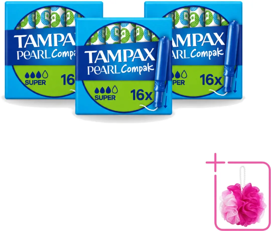 3 x Tampax Pearl Compak