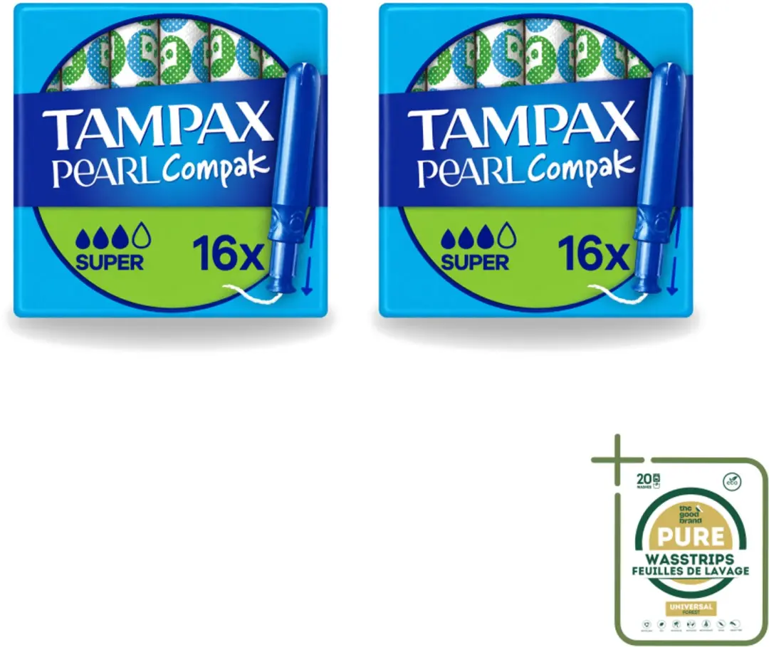 2 x Tampax Pearl Compak