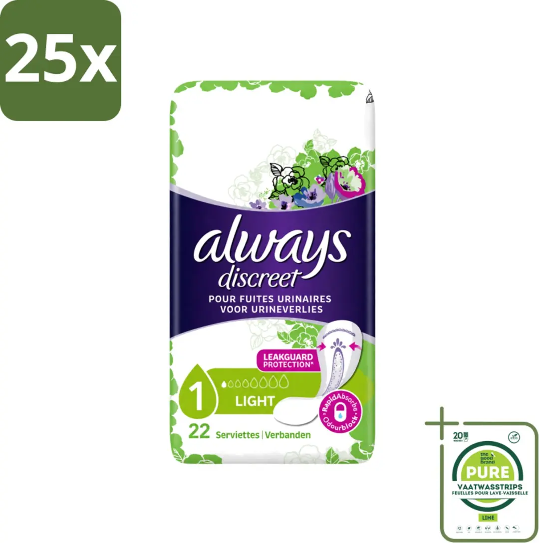 25 x Always Discreet