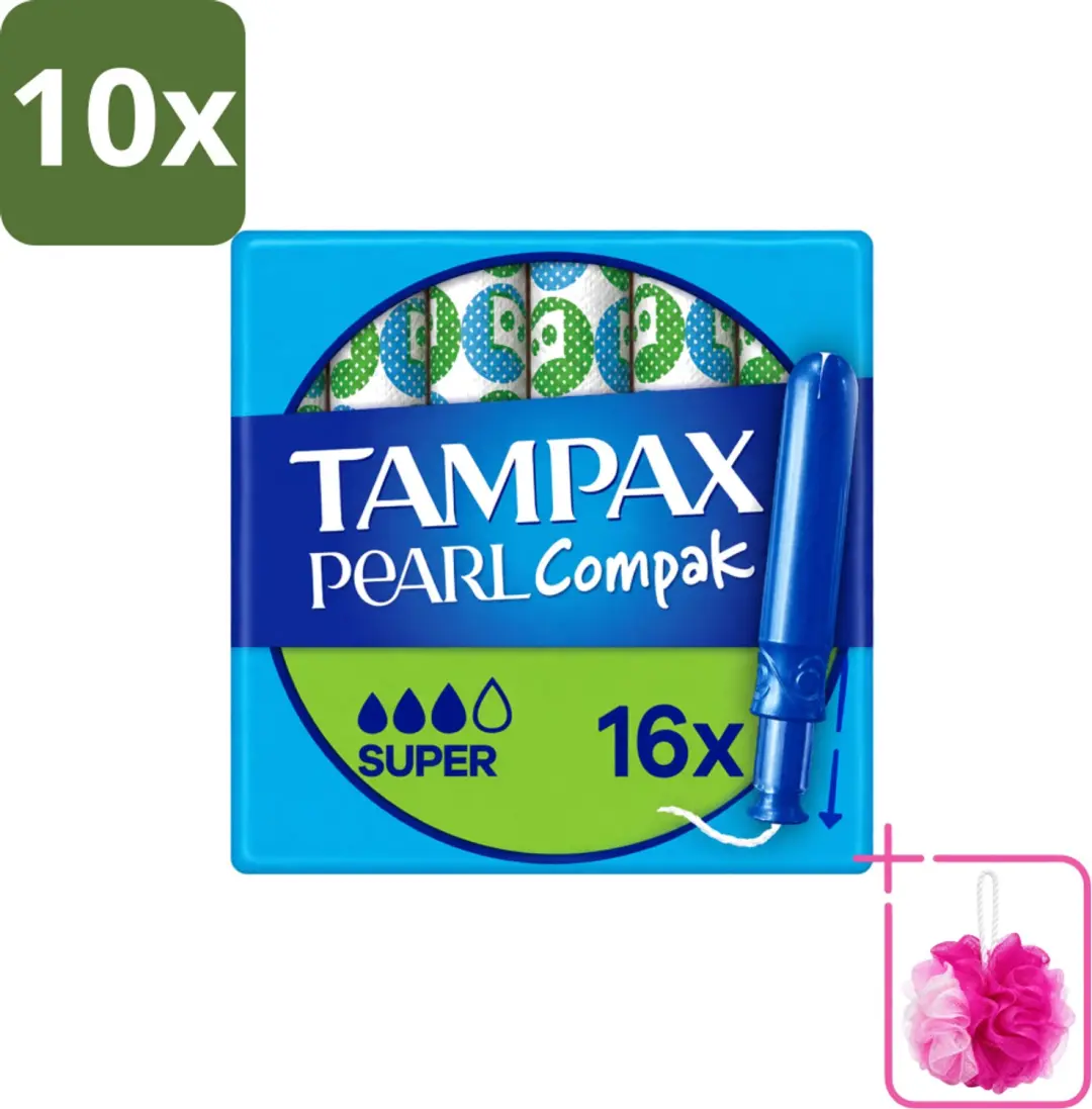 10 x Tampax Pearl Compak