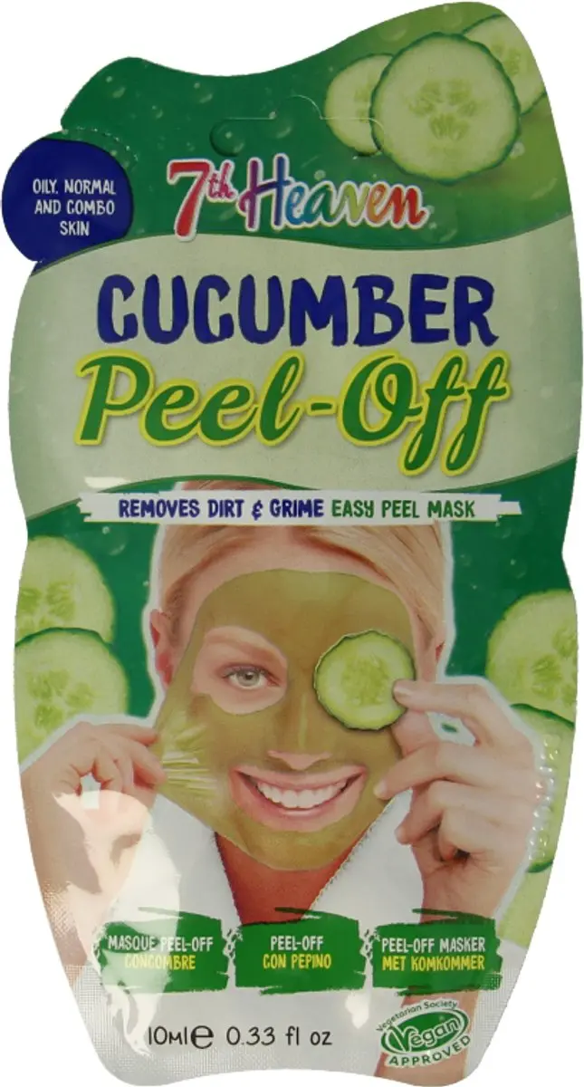 Montagne Jeunesse Cucumber Peel-Off Gezichtsmasker 10ml - 3 Stuks - afbeelding 6 van 6
