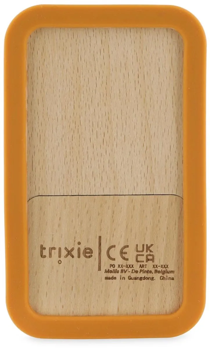 Trixie Houten Babytelefoon Mr. Fox - Oranje