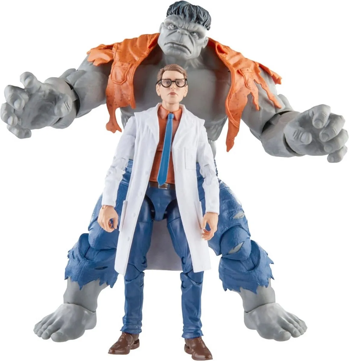 Marvel Legends Gray Hulk & Dr. Bruce Banner Actiefiguur 15cm