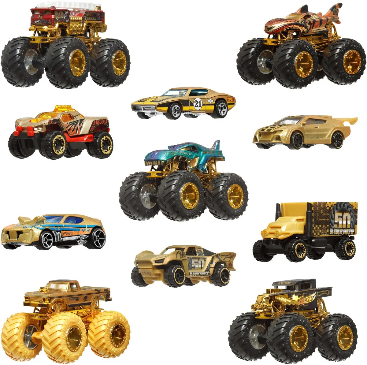 Hot Wheels Monster Trucks Monstertrucks - Collectie Bekerkampioenen