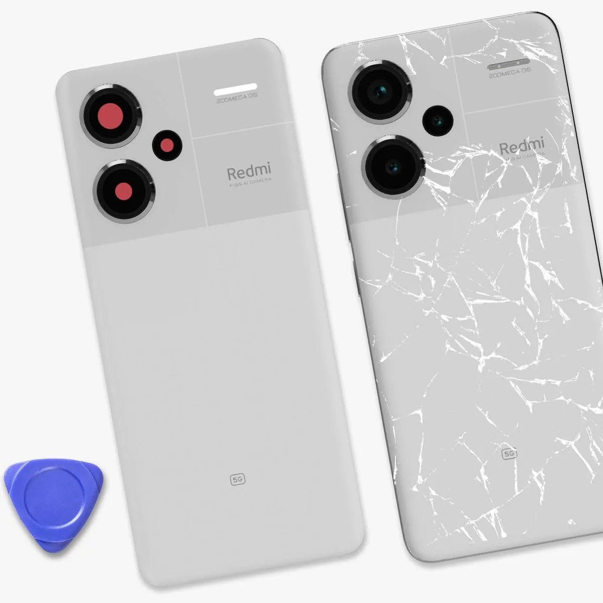 Xiaomi Achterscherm Redmi Note 13 Pro Plus - Wit