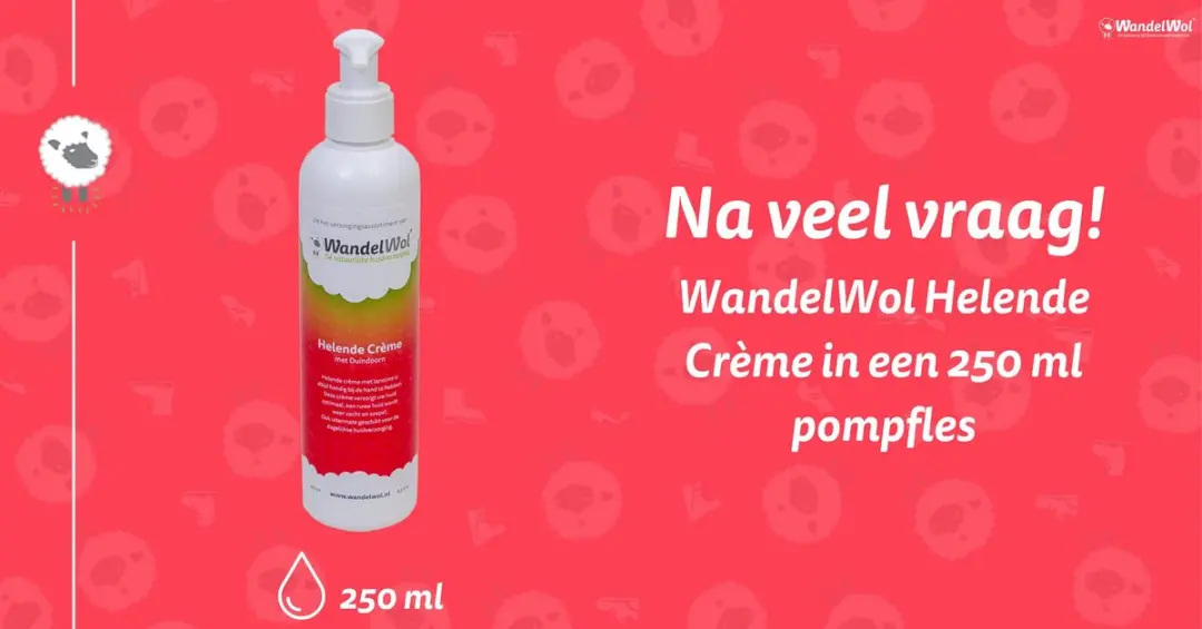 WandelWol Helende Crème 250ml - afbeelding 2 van 3