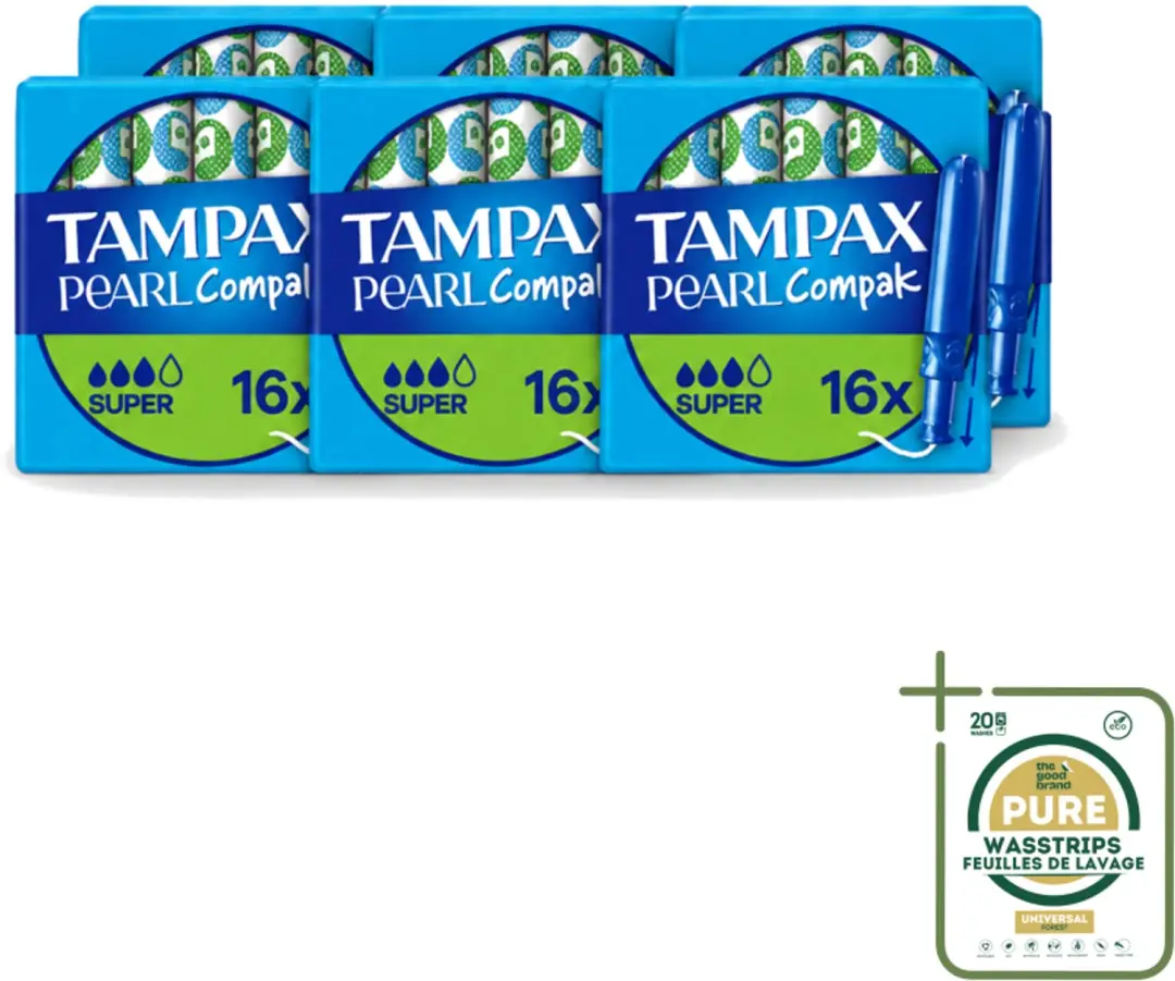 6 x Tampax Pearl Compak