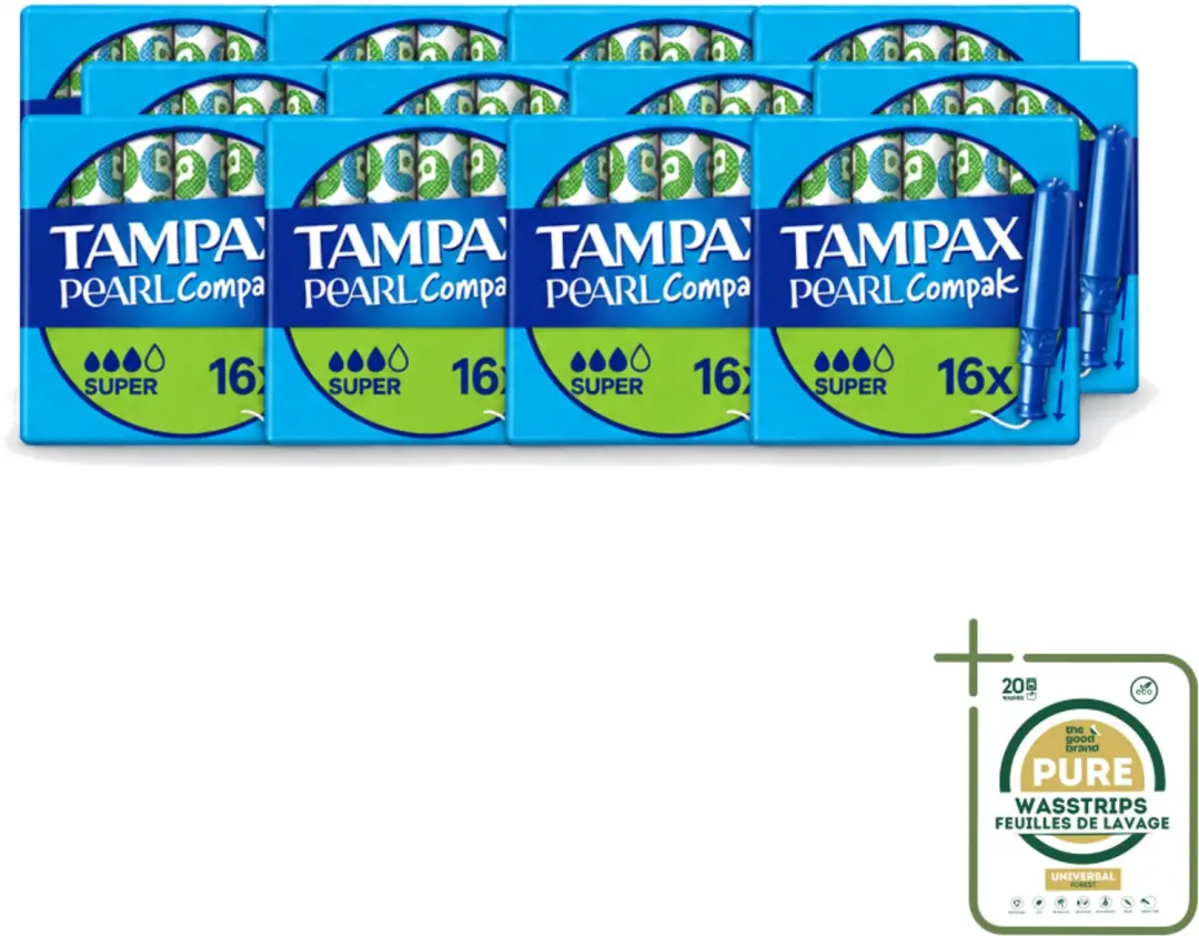 12 x Tampax Pearl Compak