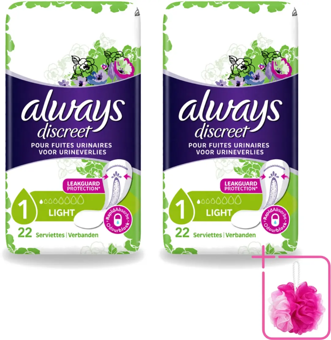 2 x Always Discreet