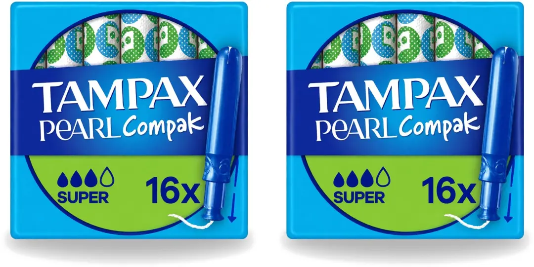 2 x Tampax Pearl Compak