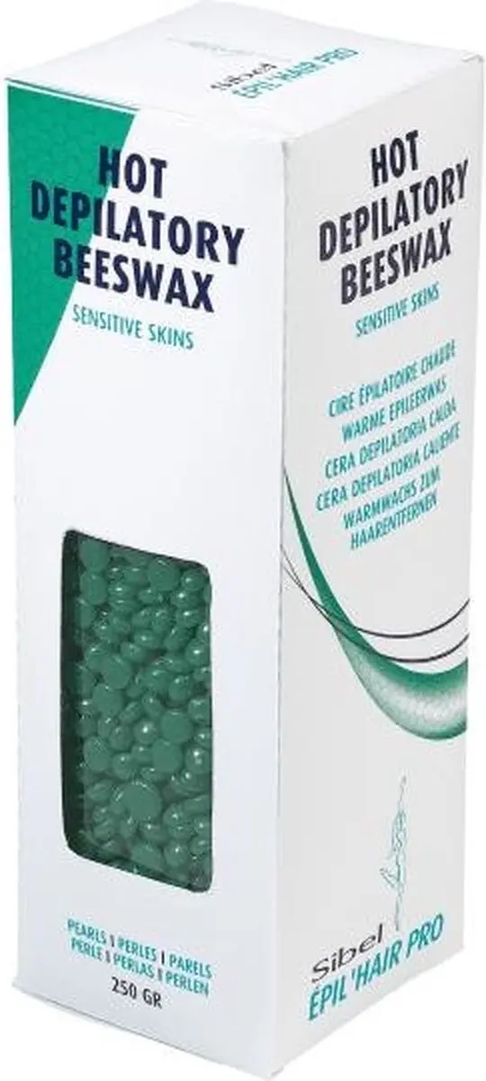 Sibel Hot Beeswax Pearls Sensitive Skin 250g Groen