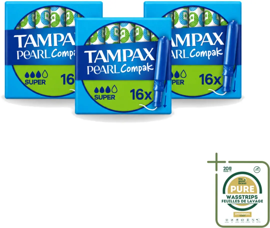 3 x Tampax Pearl Compak