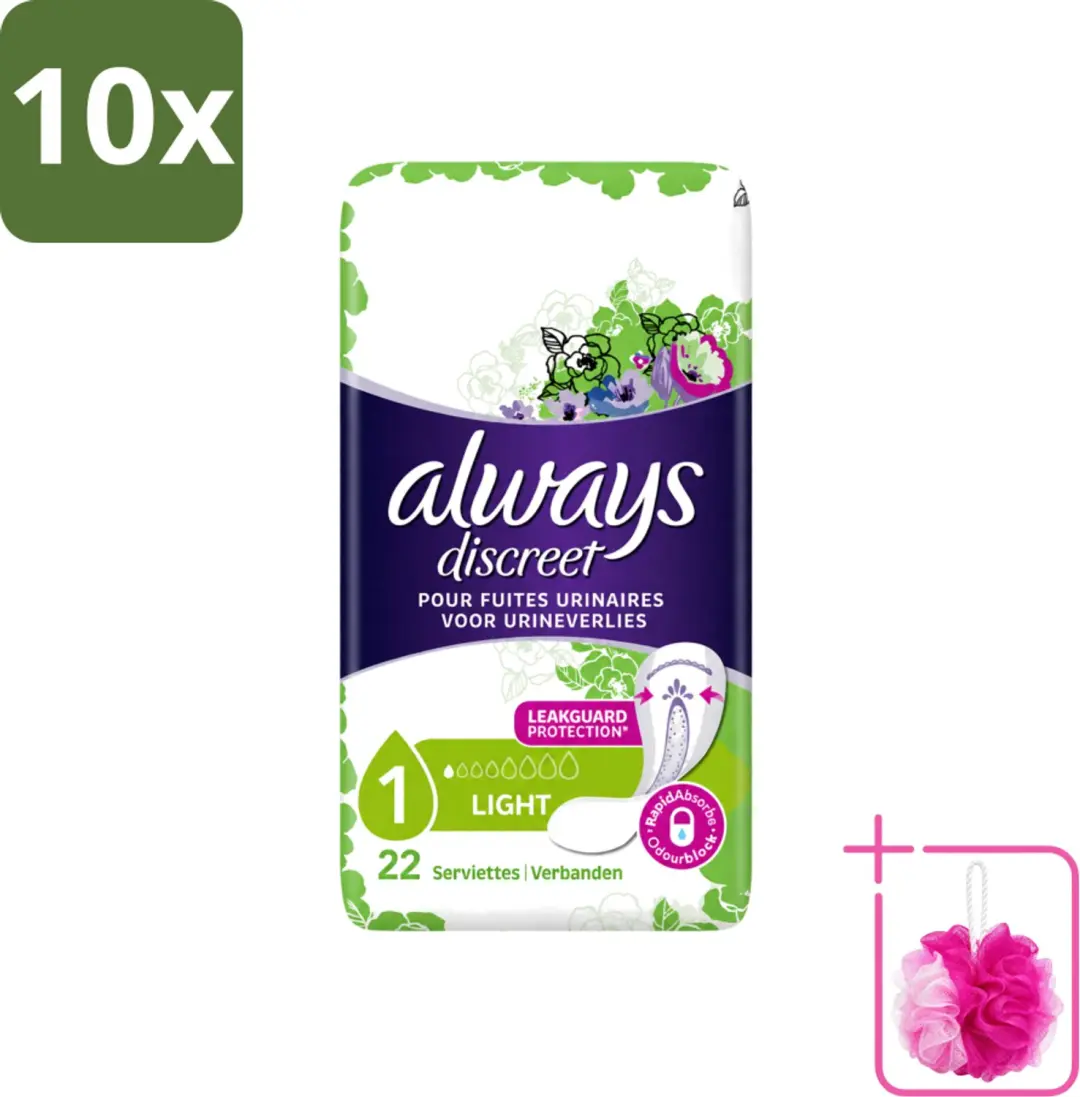 10 x Always Discreet