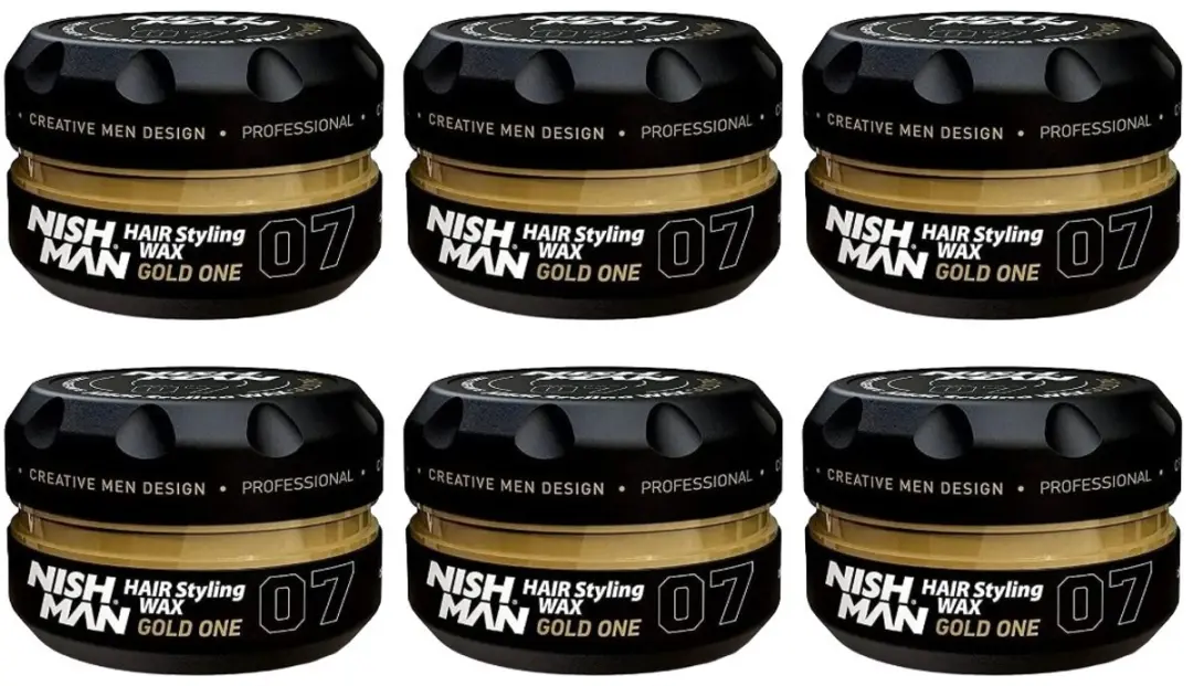 Nishman- Hair Wax- 07 Gold One 6 stuks