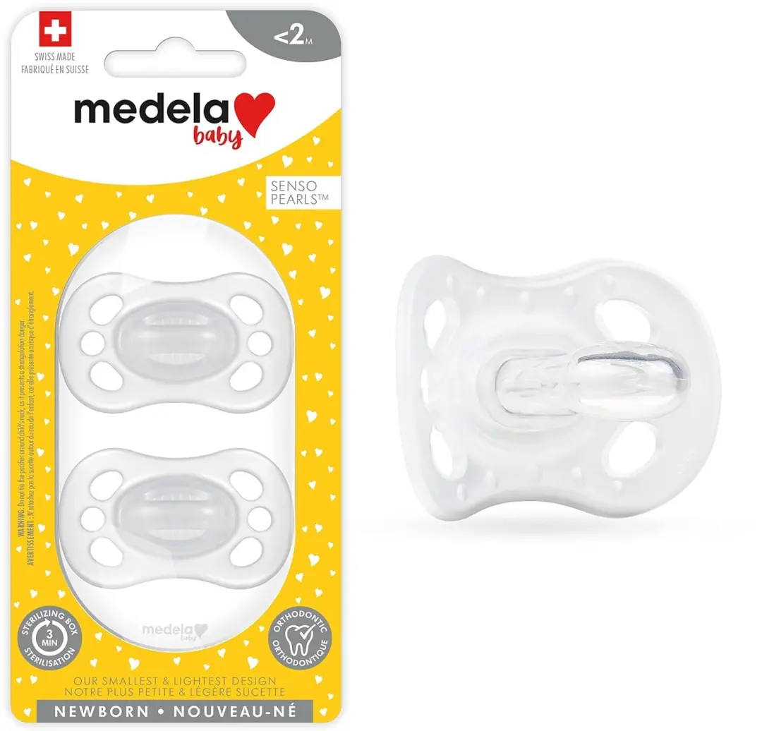 Medela Newborn Speen 0-2 Mnd (2 Stuks) met Sterilisatiebox