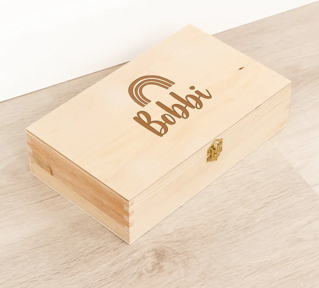 Houten kistje 'Bobbi' Regenboog
